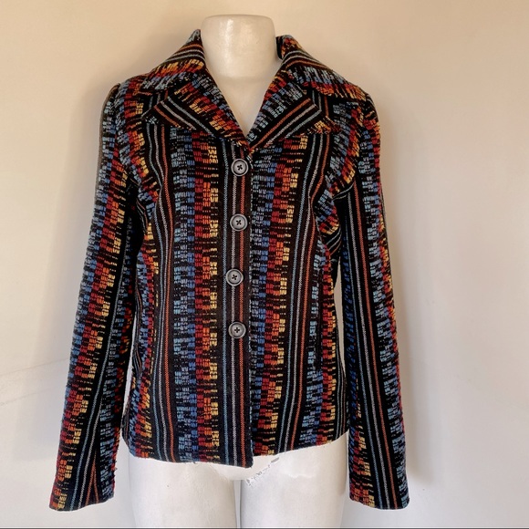 Jack BB Dakota Button Up Jacket Southwest Baja S - Picture 1 of 5